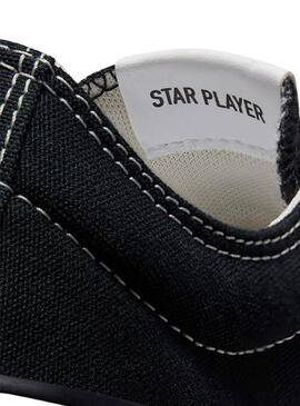 Zapatillas Converse Star Player 76 Negro Para Mujer