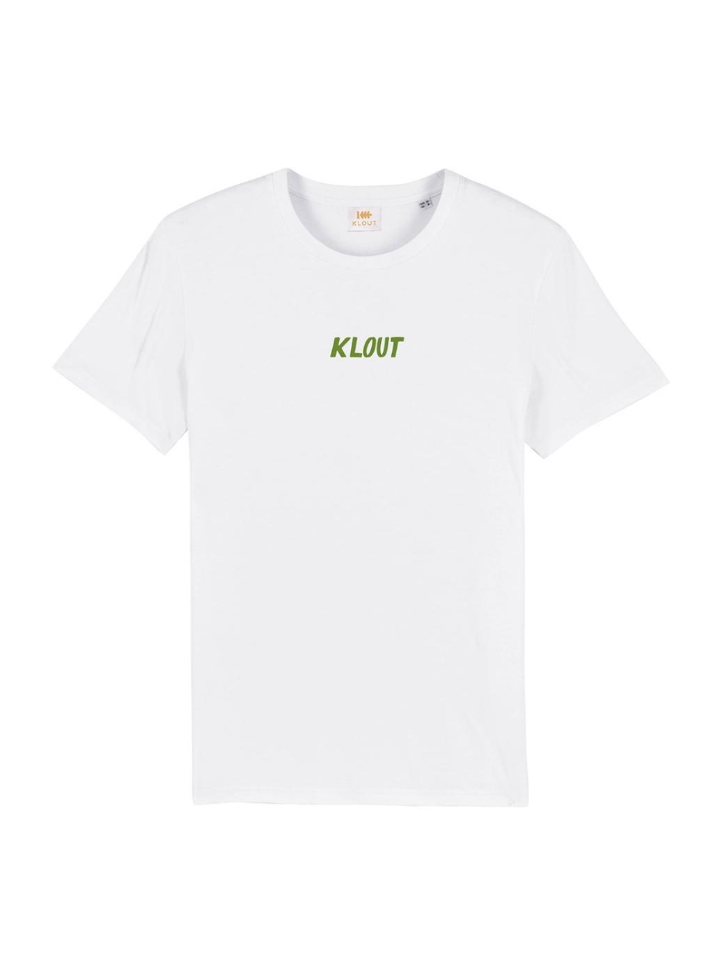 Camiseta Klout Vergoña do Galego Blanco Para Hombre y Mujer