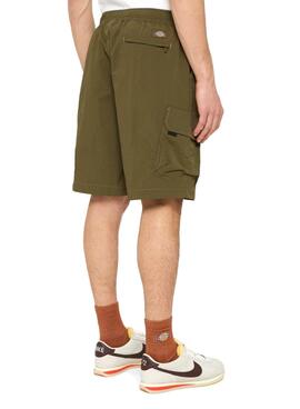 Bermudas Dickies Jackson Cargo Verde Para Hombre