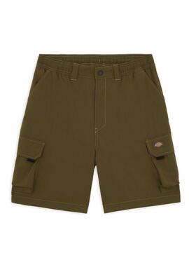 Bermudas Dickies Jackson Cargo Verde Para Hombre