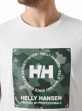 Camiseta Helly Hansen Core Blanco Para Hombre