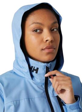 Cazadora Helly Hansen Crew Hooded Azul Para Mujer