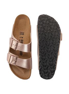 Sandalias Birkenstock Arizona Birko-Flor cobre para mujer