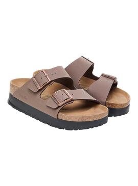 Sandalias Birkenstock Arizona Plataforma Topo  Para Mujer 