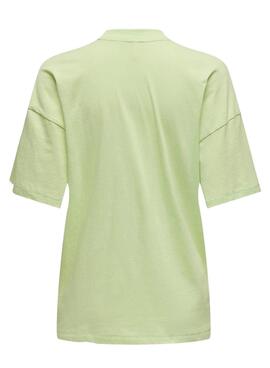 Camiseta Only Holly Verde Para Mujer