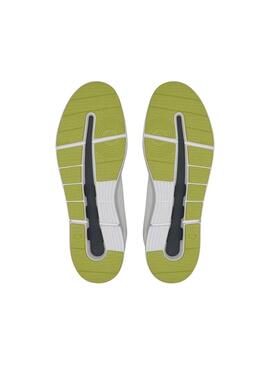 Zapatillas On The Roger Spin 2 Blanco y Neon Para Hombre