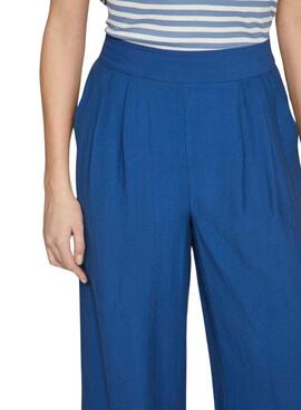 Pantalón Vila Jana Azul Para Mujer