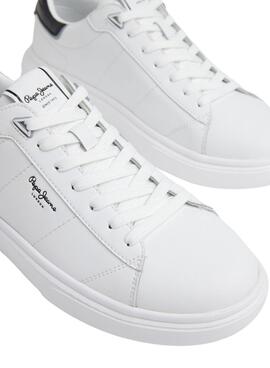 Zapatillas Pepe Jeans Eaton Basic Blanco Para Hombre