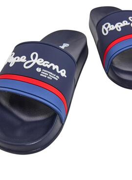 Chanclas Pepe Jeans Portobello Marino Para Hombre