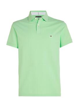 Polo Tommy Hilfiger 1985 Verde Menta Para Hombre