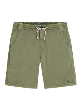 Bermudas Superdry Walk Verde Para Hombre