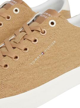 Zapatillas Tommy Hilfiger Essential Camel Para Hombre