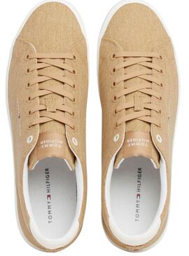 Zapatillas Tommy Hilfiger Essential Camel Para Hombre