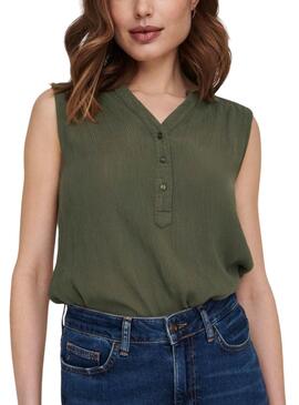 Top Only Jette Verde Para Mujer