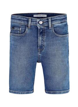 Bermudas Calvin Klein  Essential Azul Para Niño