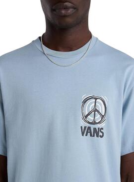 Camiseta Vans Sunbaked Azul Para Hombre