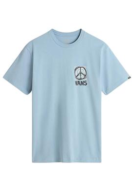 Camiseta Vans Sunbaked Azul Para Hombre