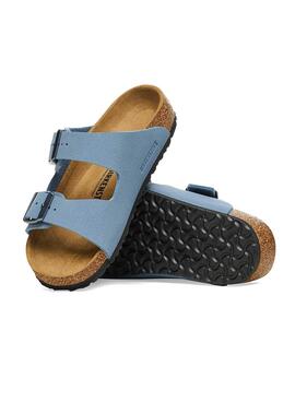 Sandalias Birkenstock Arizona Birko-Flor Azul Kids