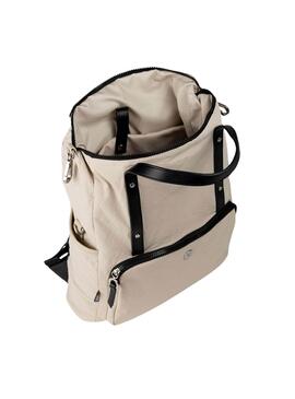 Mochila Munich Bloom Beige Para Mujer