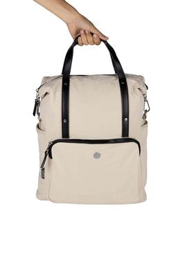 Mochila Munich Bloom Beige Para Mujer