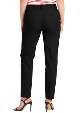 Pantalón Naf Naf Chino Negro Para Mujer