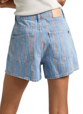 Shorts Pepe Jeans Rayas Para Mujer