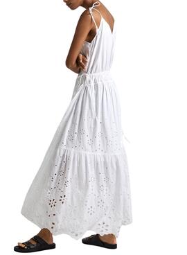 Vestido Pepe Jeans Dusana Blanco Para Mujer