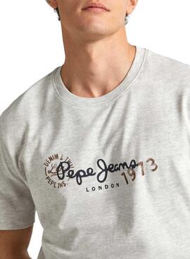 Camiseta Pepe Jeans Camille Gris Para Hombre