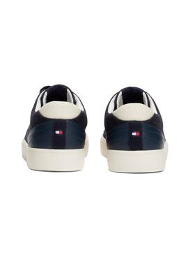 Zapatillas Tommy Hilfiger TH Vulc Low Summer Marino Hombre