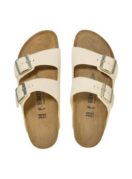 Sandalias Birkenstock Arizona narrow fit para mujer beige 