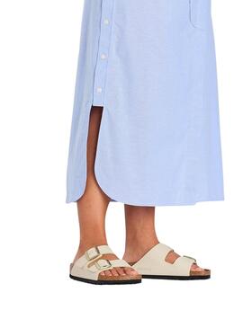 Sandalias Birkenstock Arizona narrow fit para mujer beige 