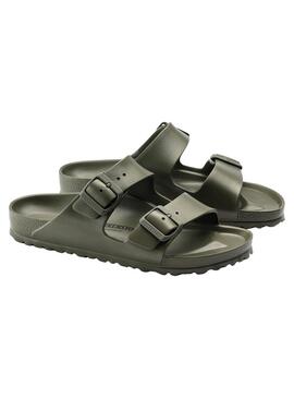 Sandalias Birkenstock  Arizona EVA regular fit para hombre en verde oliva