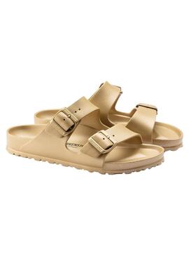 Sandalias Birkenstock Arizona EVA dorado para mujer