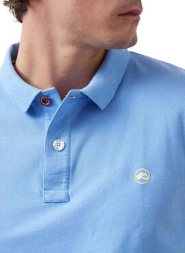 Polo Altonadock Básico Piqué Azul Para Hombre