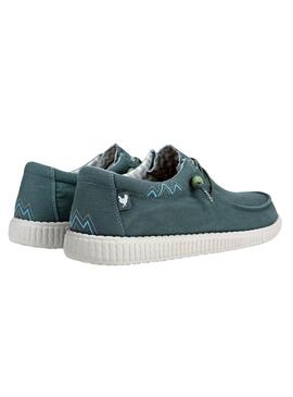 Zapatos Walkin Pitas Wallabi Windover verde para hombre