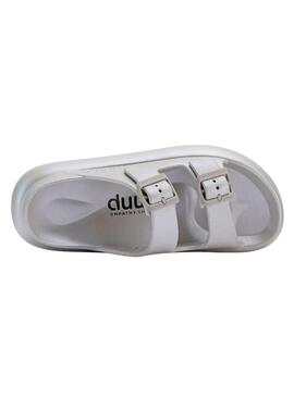 Sandalias Duuo EVA Curvi Plata Para Mujer