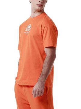 Camiseta Kappa Gastor Naranja Para Hombre