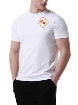 Camiseta Kappa Lennox Blanco Para Hombre