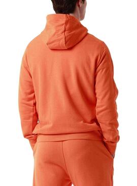 Sudadera Kappa Giano Naranja Para Hombre