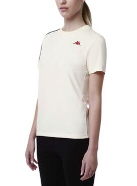 Camiseta Kappa Luise Beige Para Mujer