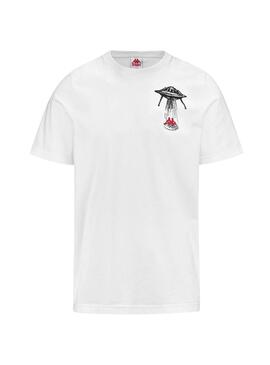 Camiseta Kappa Lamar Blanco Para Hombre