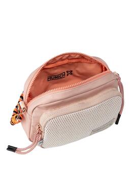 Bandolera Munich Camera  Deep Rosa Para Mujer