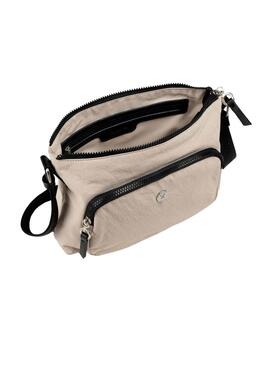 Bolso Munich Bandolera Bloom Beige Para Mujer