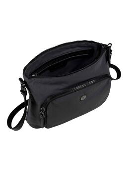 Bandolera Munich Bloom Negro Para Mujer