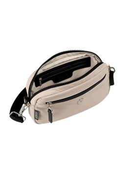 Bolso Munich Bloom Slim Beige Para Mujer