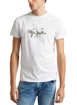 Camiseta Pepe Jeans Count Blanco Para Hombre