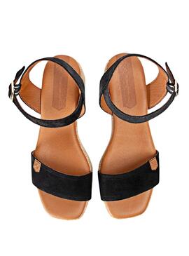 Sandalias Popa Beliche Negro Para Mujer