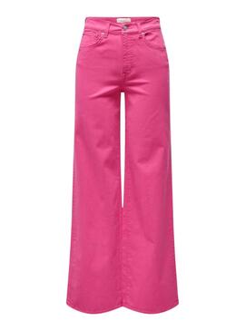 Pantalón Vaquero Only Madison Rosa Para Mujer