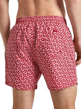 Bañador Pepe Jeans Print Rojo Para Hombre