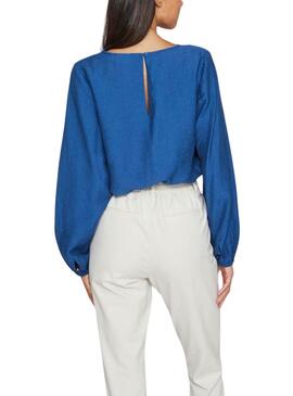 Blusa Vila Vijana Azul Para Mujer